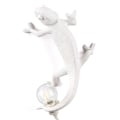 Miniatyrbillede 1 af 5: Kamæleon Lampe Soveværelse Resin Kamæleon Skrivebordslampe Sengelampe Væglampe UK Plug Upward Wall Lamp