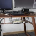 Miniatyrbillede 4 af 4: Under Shelf Storage Hængende Opbevaringshylder Kurve Wire Slides Under Desk Hylde Køkken Opbevaring Under Shelf Storage Kurve(Medium 2 stk)