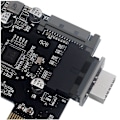 Miniatyrbillede 4 af 5: Usb 3.0 intern header til Usb 3.1/3.2 Type C front Type E adapter konverter A