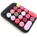 Miniatyrbilde 1 av 5: Trådløst numerisk tastatur med 18 taster, 2,4 GHz USB, bærbar, fargerikt talltastatur for bærbar PC, stasjonær PC, Surface Pro, PC, bærbar PC