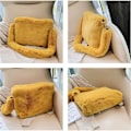 Miniatyrbillede 2 af 6: Kvinder Efterår Vinter Kunstpels Skuldertaske Plys Rem Crossbody Taske Fluffy Håndtaske-Sort