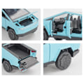 Miniatyrbild 3 av 4: 1:32 Tesla Model X Model 3 Model S Model Y Legering Bilmodell Diecasts Leksaksbil Ljud Och Ljus Barnleksaker För Barnpresenter Pojk Leksak Cybertruck Silver