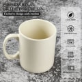 Miniatyrbillede 4 af 6: Ekstra stort keramisk kaffekrus med håndtag til kontor og hjem