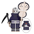 Miniatyrbillede 5 af 5: 8 stk. Anime Naruto Mini Actionfigur Legetøj, Byggeklodser Legetøjssæt Til Festartikler, Fans Gave Shaped E