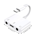 Pikkukuva 4 / 5: Kätevä Type-c - 3,5 mm:n kuulokeliitäntäsovitin Live-lähetykseen Usb-c-äänikortti Mikrofoniliitäntä Puhelimeen