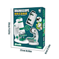Miniatyrbillede 2 af 5: Mikroskop Legetøj Til Børn Udendørs Bærbart Mikroskop Stem Science Kit Til Børn Black