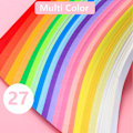Miniatyrbilde 3 av 6: aper Quilling Kit, 27 farger strimler Quilling papirsett, strimler papir Quilling, for papirhåndverk DIY-prosjekter (1030 stk)