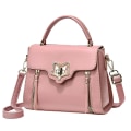 Miniatyrbild 1 av 5: Liten handväska för kvinnor, dammonogram crossbody axelväska handväska Pink