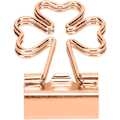 Miniatyrbilde 1 av 8: 100 stk blomsterformede klips, papirklips, plane papirklips for barn, kontorrekvisita, håndverk, skrapbooking, dokumentsortering Rose Gold