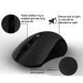 Miniatyrbilde 3 av 5: 2.4g trådløs mus, for Mac og Windows datamaskiner og bærbare datamaskiner, svart Hs