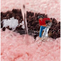 Miniatyrbilde 4 av 5: Rosa grisdesign søt baderomsmatte, utstillingslokale baderomsmatte, sklisikre baderomstepper, leketeppe teppe