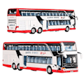 Pikkukuva 4 / 5: Setra Bus -leluauto pojille, valurautamalli lapsille, vetävä miniatyyri, ääni ja valo, opettavainen kokoelma, lahja lapselle Business Bus