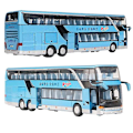 Pikkukuva 5 / 5: Setra Bus -leluauto pojille, valurautamalli lapsille, vetävä miniatyyri, ääni ja valo, opettavainen kokoelma, lahja lapselle Business Bus