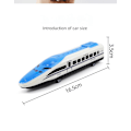 Miniatyrbillede 4 af 4: Bullet Train Pull Back Legetøj Høj Hastighed Bytog Moderne Lokomotiver Til Børn Småbørn Drenge 4stk