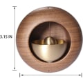Miniatyrbild 2 av 4: Butiksägarens dörröppningsklocka - Magnetisk fäst dörrklocka i trä, dörrklocka för entré, dekorativ dörrklocka unika prydnader
