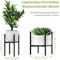 Miniatyrbild 2 av 5: Justerbar metallväxtstativ, växtställ inomhus, växtställ hörnväxtstativ för hemträdgård inomhus utomhusdekoration