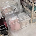 Miniatyrbillede 5 af 5: D Akryl Pads Izer Makeup Stora Box Til Swab/ Blender Izers