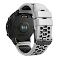 Pikkukuva 1 / 5: Kaksivärinen silikoninen rannekoru Suunto 7 / 9 / 9 Baro -kelloon, 24 mm, monireikäinen, pikalukitus White Black