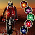Miniatyrbillede 1 af 4: 1 stk Lysende LED Refleksvest Sikkerhedsbælte Rem Natløb Cykling Glød Green