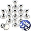 Pikkukuva 3 / 5: Jääkaappimagneetti, neodyymimagneettipinni, taulumagneetti, magneettiset peukkutaskut taululle, kartiomagneetti, supervahva kalligrafia- ja maalausmagneetti