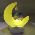 Miniatyrbild 3 av 5: Sanrio Moon LED-lampa Anime Kuromi Cinnamonroll Kawaii Tillbehör Ornament Skönhet Sovrum Nattlampa Sängbord Dekoration Cinnamorollwith box