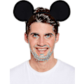 Miniatyrbillede 2 af 4: 10 stk. sorte Mickey Mouse-ører til voksne/børns udklædningskostume, pandebånd tilbehør