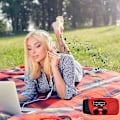Miniatyrbild 4 av 5: Solardriven vevradio med handvev, 2000 mAh powerbank LED-ficklampa