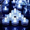 Miniatyrbillede 4 af 5: Nedsænkelige LED-lys, te-lys, mini nedsænkelige LED-lys, vandtætte undervands-LED-lys til bryllup, hjem, vase, festivaldekoration, 24 stk.