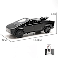 Pikkukuva 1 / 5: 1:24 Tesla Model 3 Model Y Model S Model X Metallivalu Die Cast -auto pienoinen ääni ja valo lapsille lelukeräily syntymäpäivälahja Cybertruck Black