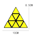 Pikkukuva 2 / 5: Pyramid Speed Cube, 3x3x3 Pyramid Speed Cube Triangle Cube Puzzle Magic Cube C