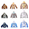 Miniatyrbild 3 av 4: Simulerad Gorilla Apa Stretchy Squish Antistress Squeeze Elastisk Monkey Toy 15*12 Grey