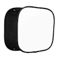 Miniatyrbild 1 av 5: Softbox Diffuser Hopfällbar LED-ljuspanel Softbox med bärväska för videoljus Porträtt Fotovideoinspelning Black