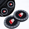 Miniatyrbillede 1 af 7: Audi S-Line Bilkopholder, Kopholder til Audi S-Line S1 S4 S3 S4 S5 S6 S7 S8 SQ4 SQ5 SQ7 SQ8, Skridsikker Bilkopholder Indlæg #NAME?