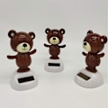 Miniatyrbillede 2 af 5: Solbjørn Bobble Shaking Head Dancing Toy Figurine Statue Bil Dash Board Dekorationer Ornamenter