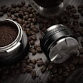 Miniatyrbillede 7 af 7: Rustfrit Stål Aluminium Legering Kaffefordeler, 51mm 2 i 1 Nivellering & Tamper, Kaffe Tamper, Espresso Fordeler, Justerbar Dybde Begge Sider (51mm)