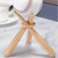 Miniatyrbild 5 av 5: 8 Set Basebollställ Basebollhållare För Bollar Display Basebollträ Träställ Hållare Display Baseboll