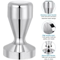 Miniatyrbillede 4 af 7: Kaffe Tamper 51mm, Espresso Kaffe Tamper, Rustfrit Stål Espresso Tamper, Sølvfarvet Tamper Kaffebar Tilbehør - Sølv