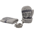 Miniatyrbild 3 av 7: Baby Toddlers Varm Vantar Magic Stretch Vantar Handskar på Snöre Pojkar Flickor Stickade Vantar Tjockna Fleece Foder Nyfödda Vantar Hel Finger Vantar
