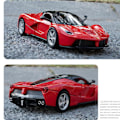 Miniatyrbilde 3 av 4: 1:36 Ferrari Sports Car Modell Lekebil yellow