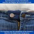 Miniatyrbilde 3 av 5: Belteforlenger for jeans og bukser, sett med 3, midjeforlenger opptil 5 cm