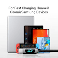 Miniatyrbilde 4 av 11: BASEUS Display Rask lading USB-C til USB-C 100W 2m svart