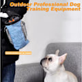 Miniatyrbillede 4 af 8: Godbidder Træningspose til Hunde - Nemt at bære kæledyr legetøj Kibble, Godbidder Bekvemt at bære - Justerbar rem/Snap-fit, Indbygget hundepose dispenser, Nemt at bære