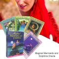 Pikkukuva 4 / 5: 44 kpl / sarja Tarot Magical Mermaids And Dolphins Oracle Englanninkielinen painos Art Paper Creative Table Game Card For Predict