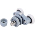Miniatyrbillede 5 af 5: 8 stk. holdbare rulle til brusedør i plast, skydedørsskinnehjul, badeværelsesglasdør (25 mm) Hy