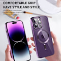 Miniatyrbillede 6 af 6: MagSafe-cover til iPhone 14 Pro, lilla