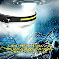 Pikkukuva 5 / 5: USB-ladattavat otsalamput, COB kirkas LED-otsalamppu taskulamppu