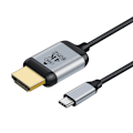 Miniatyrbillede 1 af 5: Videoprojektionskabel Type-C til HDTV/DP/MiniDP højopløsningskabel 4K60Hz, egnet til mobiltelefoner/skærme/tv'er/computere Type-C To HDMI