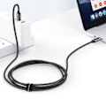 Miniatyrbilde 9 av 11: BASEUS Display Rask lading USB-C til USB-C 100W 2m svart