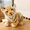 Miniatyrbillede 4 af 5: 10,62\" Tiger Plys Tiger Realistiske Plysdyr Jungle Dyr Simulation