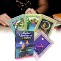 Miniatyrbild 5 av 5: 44 st/set Tarot Magiska Sjöjungfrur Och Delfiner Oracle Engelsk Utgåva Konstpapper Kreativt Bordsspel Kort För Att Förutspå